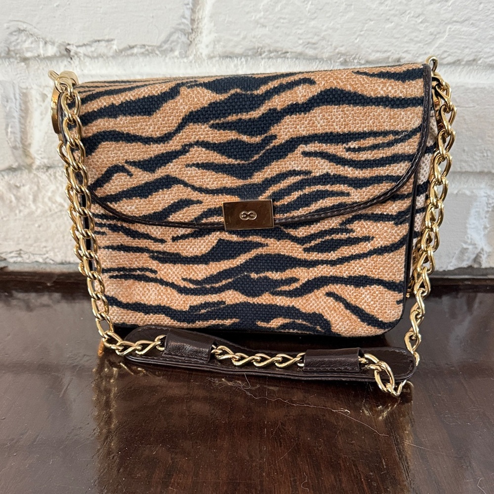 Escada Animal Print Shoulder Bag